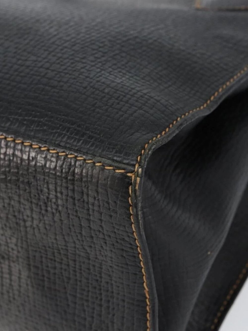 LOEWE Tote Bag Leather Black Gold Aut - Picture 4 of 16
